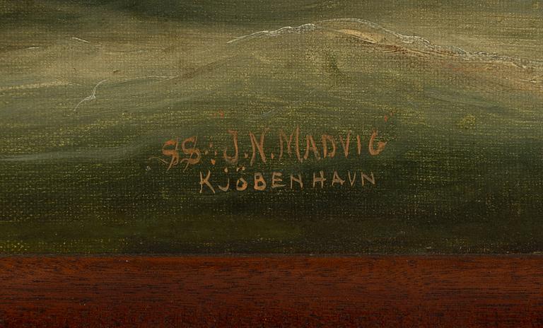 C Kensington, 1800/1900-tal. "S/S J N Madvid" af Köpenhavn.