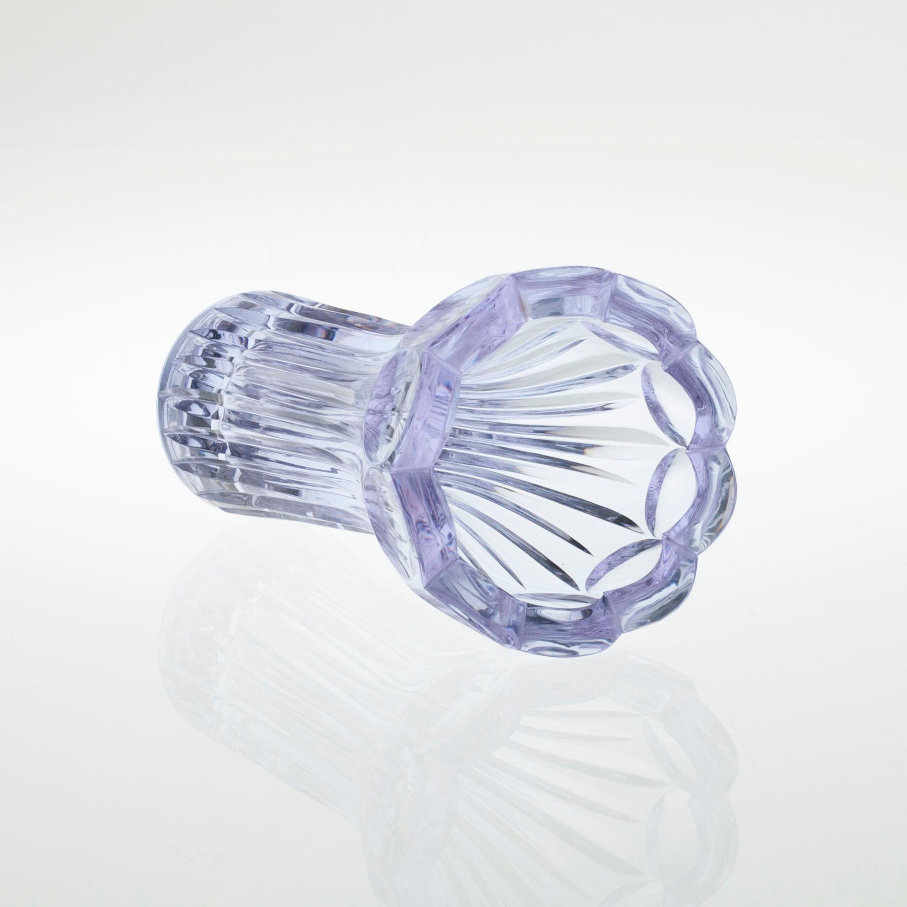 AIMO OKKOLIN, VAS, glas, "Kullero", signerad Aimo Okkolin Riihimäen Lasi Oy.