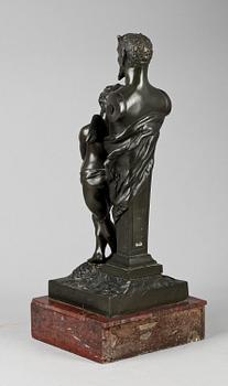 EDOUARD DROUOT, skulptur, brons, signerad i gjutning E. Drouot.