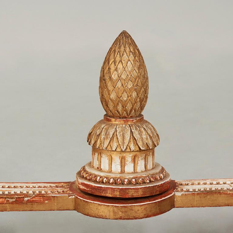KONSOLBORD, ett par, gustavianska stockholmsarbeten, 1700-talets slut.