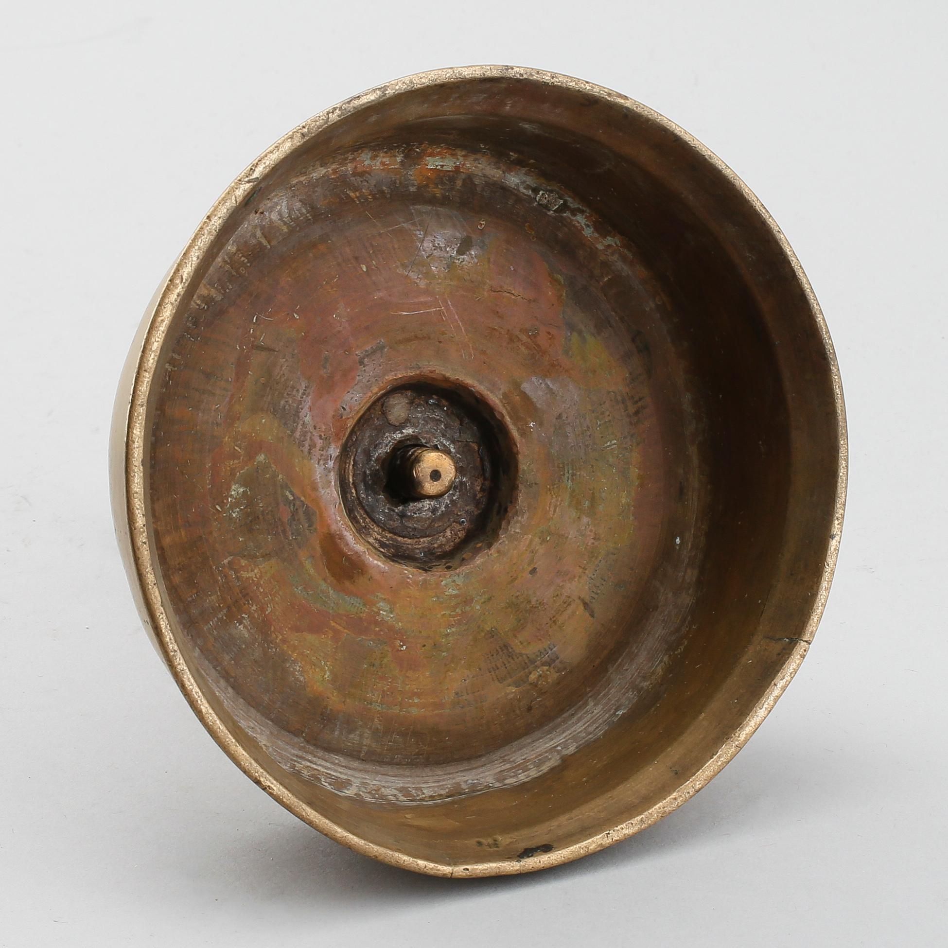 LJUSSTAKE, brons, 1600-tal.