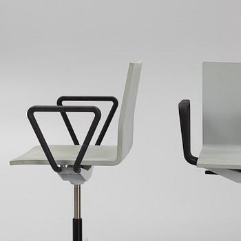 Maarten Van Severen, skrivbordsstolar, 3 st, "Office Chair .04", 3 st, Vitra, 2011-13.