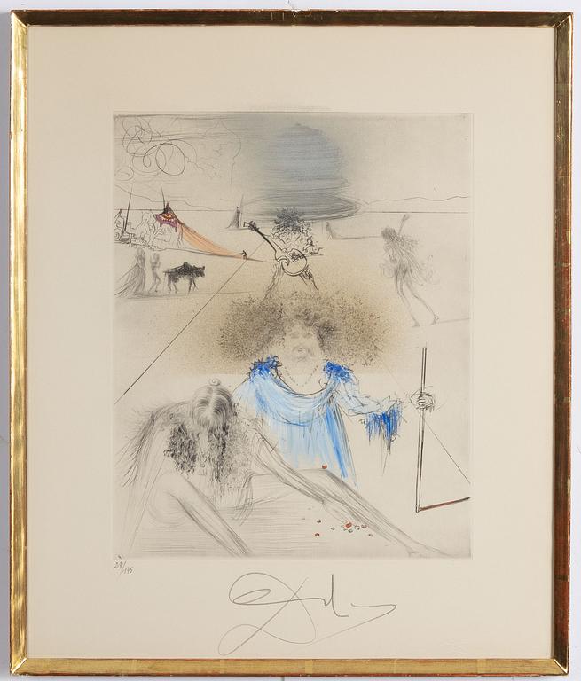 Salvador Dalí,  "Le Vieil Hippie", From Hippies.