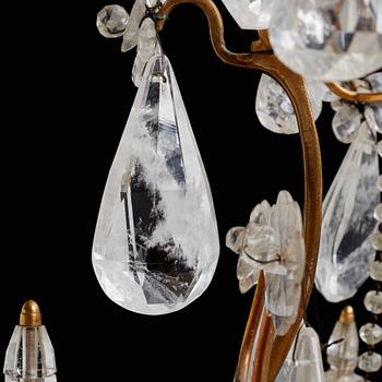 A French 19th century twelve-light chandelier.