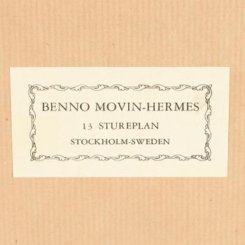 BENNO MOVIN-HERMES, fotografi, signerat och daterat 1970.