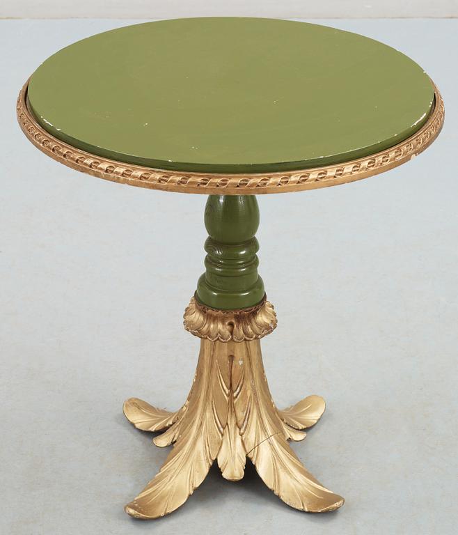 A green lacquered table by Nordiska Kompaniet 1920's-30's.
