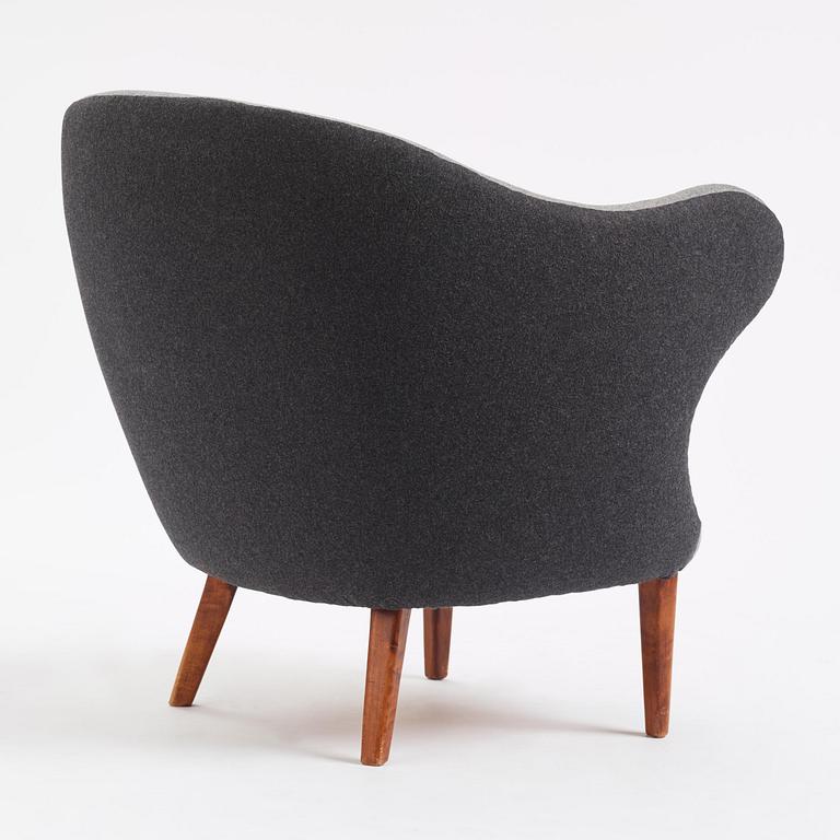 Arne Norell, a "Gary" (the Thumb) easy chair, Gösta Westerberg, Stockholm, 1950s.