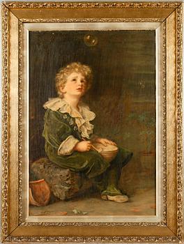 LITOGRAFISKT TRYCK, "Bubbles", efter Sir John Millais, sekelskiftet 1900.