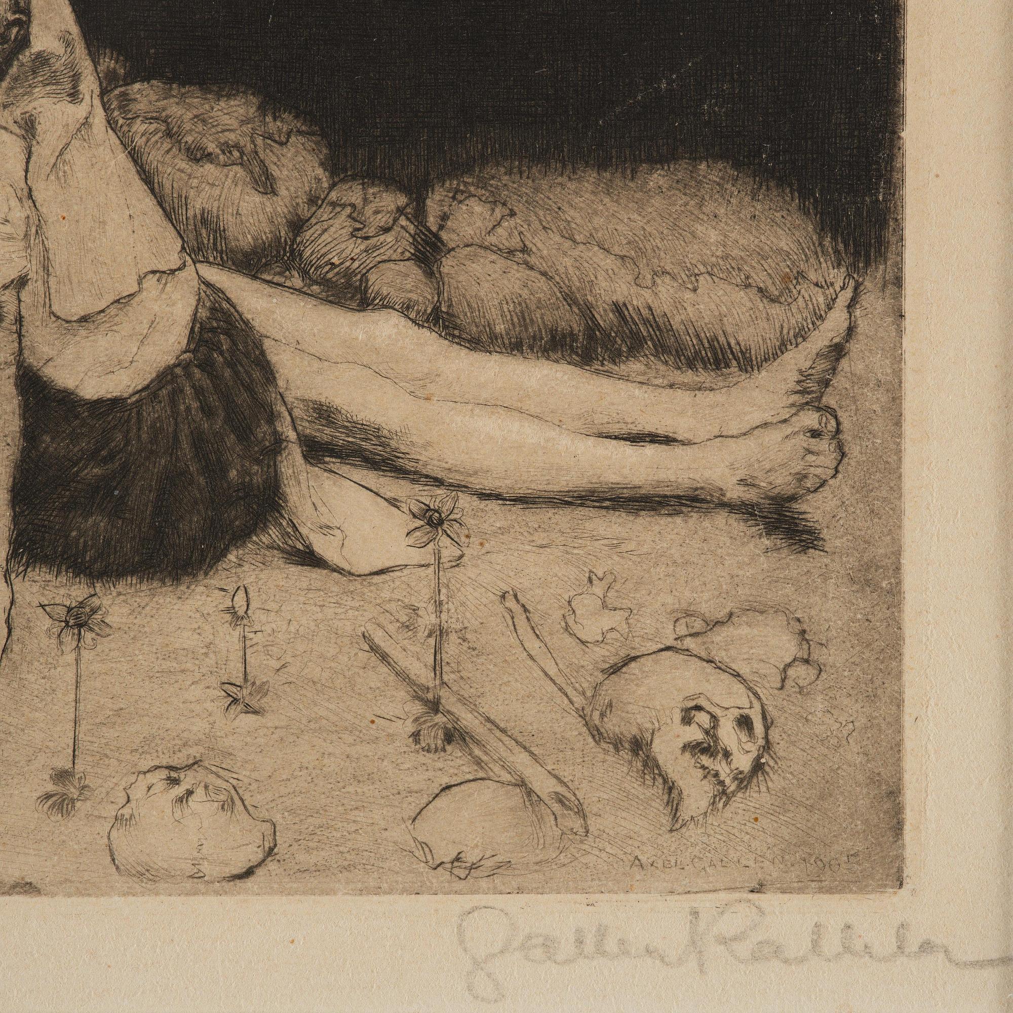 Akseli Gallen-Kallela, "Lemminkäinens Moder".