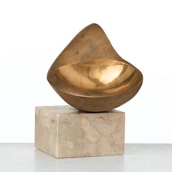 Christian Berg, CHRISTIAN BERG, Blasted and polished bronze, Signed C.B. Copy no 3. The motif conceived 1965.