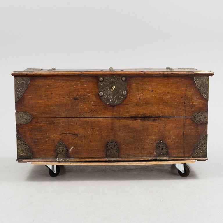 A Baroque chest circa 1700, probably England.