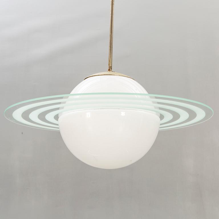 Ceiling lamp, "Saturn", 1940s.