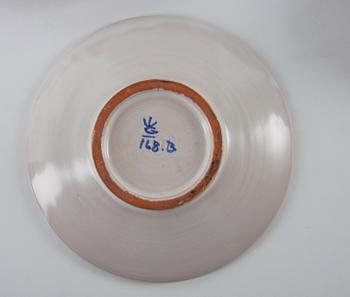 TESERVIS, 13 delar, glaserad keramik, Gabriel.