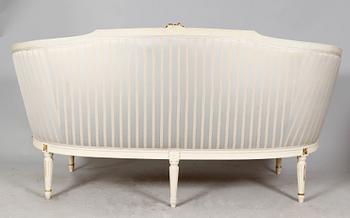 SALONGSGRUPP, 8 delar, gustaviansk stil, 1900-talets första hälft.