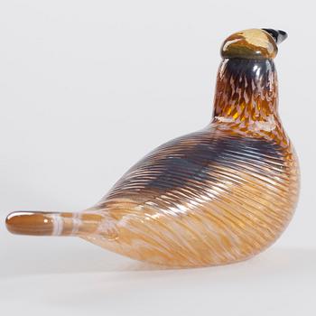 FIGURIN, glas, signerad O. Toikka, Nuutajärvi.