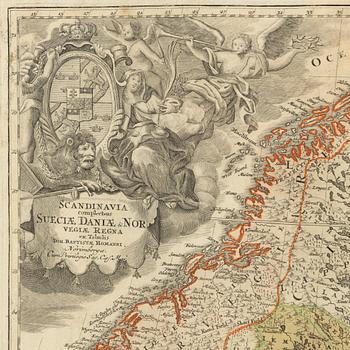 Johann Baptist Homann, "Scandinavia".