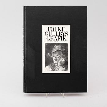 FOLKE GULLBY, etsning, signerad. Samt BOK "Folke Gullbys Grafik".
