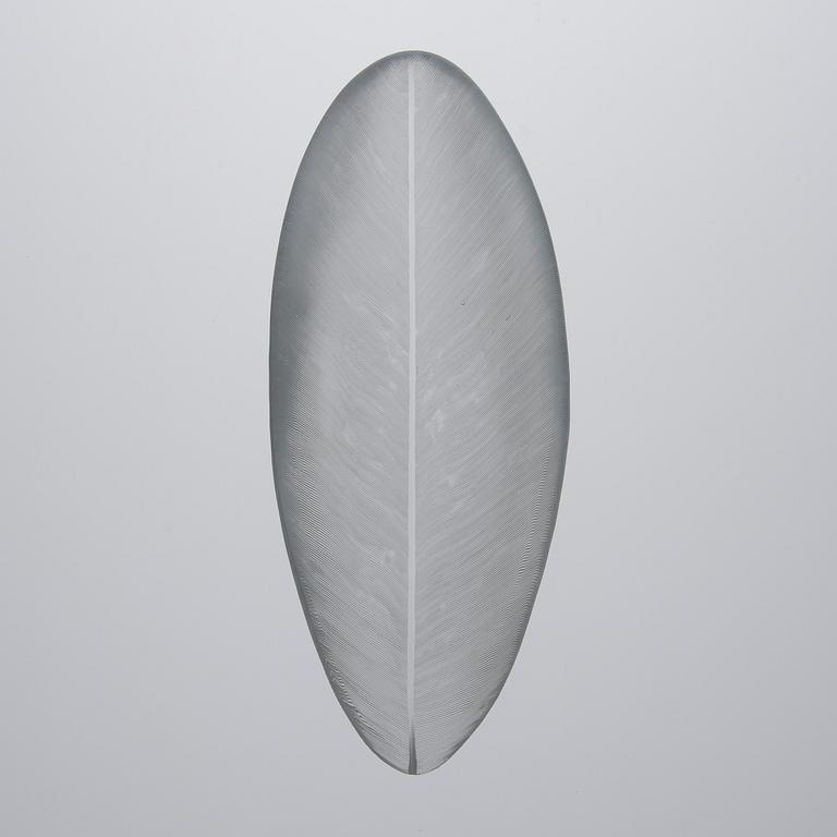 TAPIO WIRKKALA, SKÅL. Sulka (Fjäder). Signerad Tapio Wirkkala, Iittala.