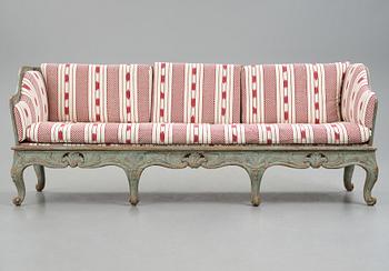 A Swedish Rococo 18th century sofa.