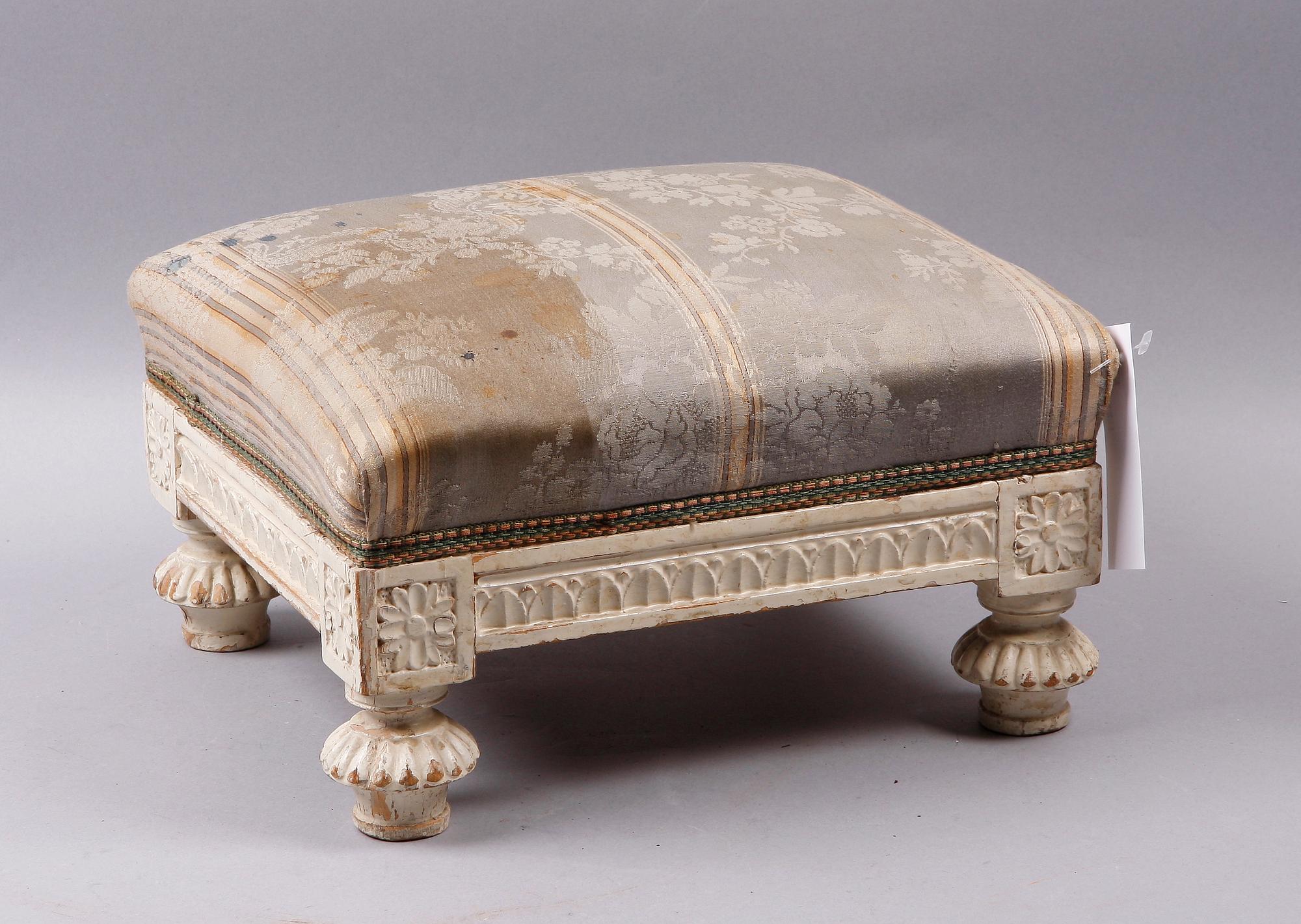 FOTPALL, delvis gustaviansk, sent 1700-tal.