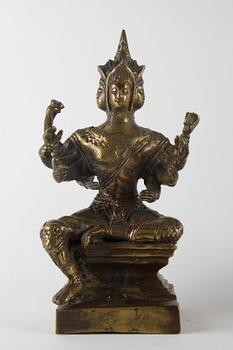 PARTI DIVERSE, 5 delar, brons mm. Orientaliskt. 1900-tal.