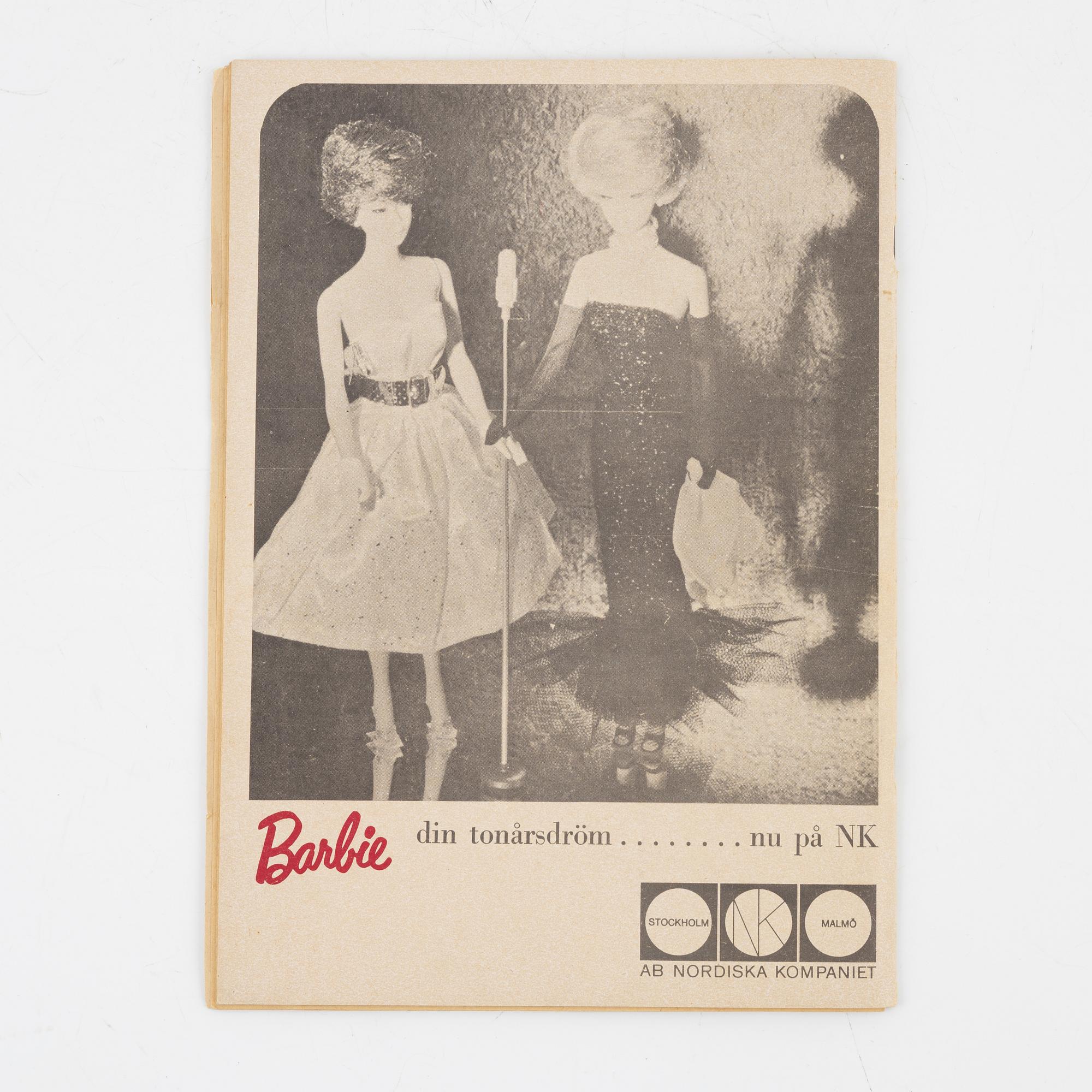 Comic book, "Barbie" issue 1, 1963.
