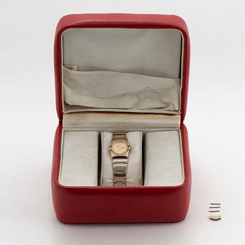 Omega, Constellation, "Manhattan", wristwatch, 18 mm.