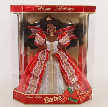 BARBIEDOCKA, "Happy Holidays", Mattel.