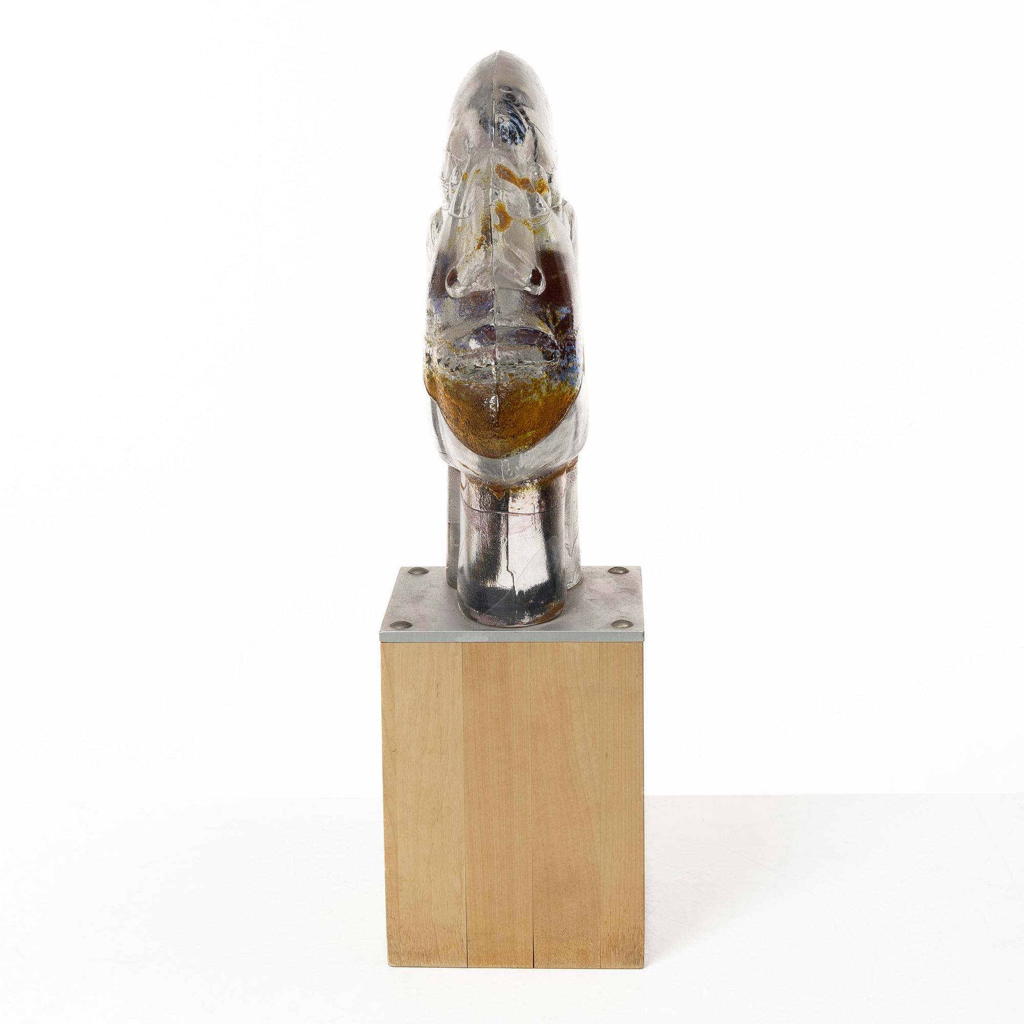 Bertil Vallien, sculpture, glass, Kosta Boda.