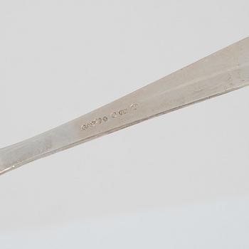 Jacob Ängman, besticksservis, 130 delar. silver "Rosenholm", Stockholm, 1946-1967.