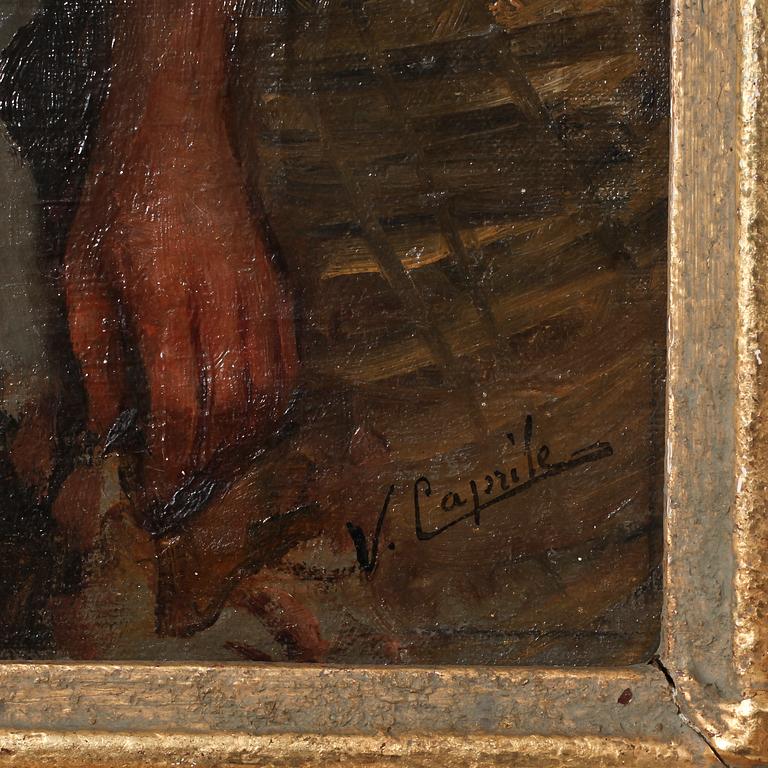 VINCENZO CAPRILE,  olja på duk, sign.