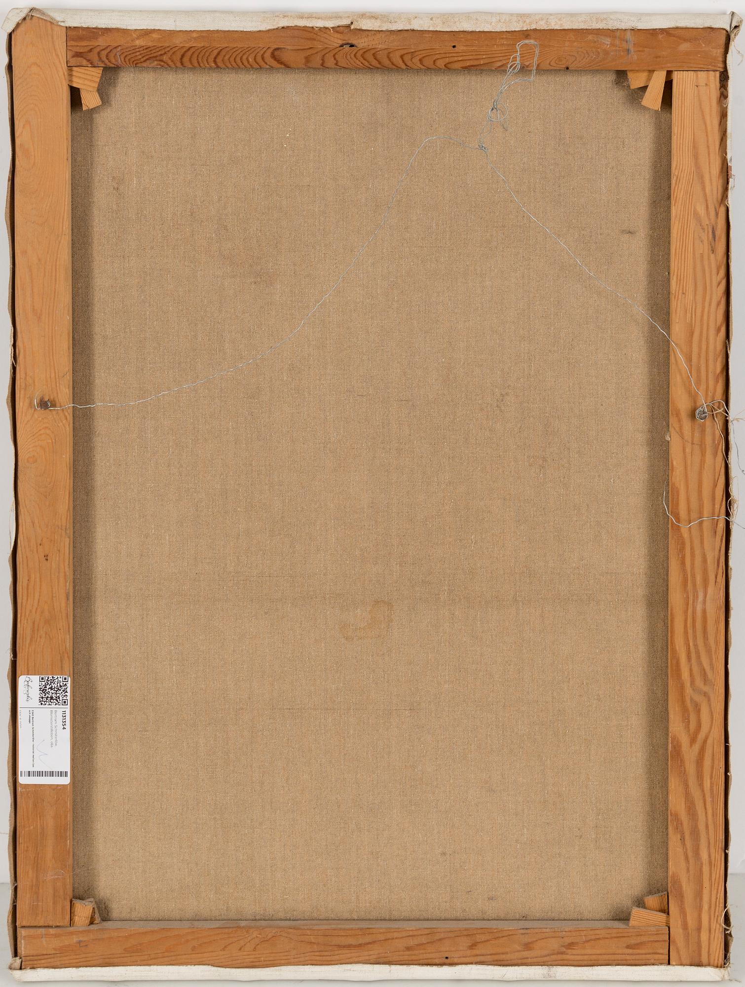 BERTRAM SCHMITERLÖW, oil on canvas, signed.