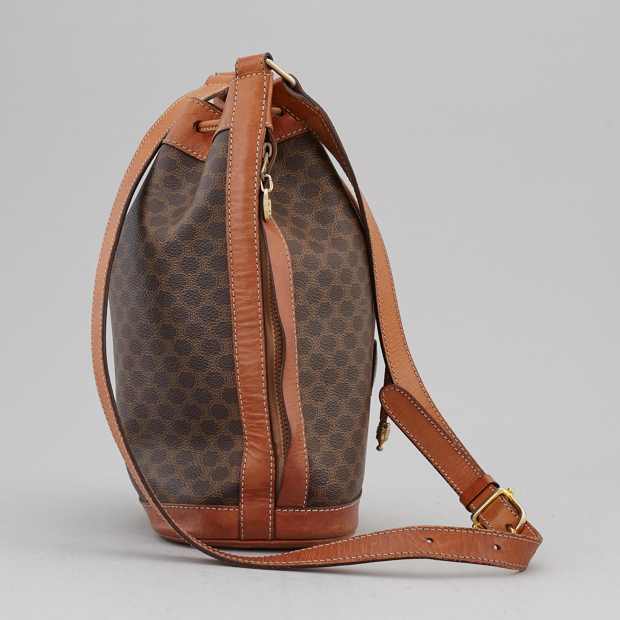 CÉLINE, 'Macadam Bucket Bag'.