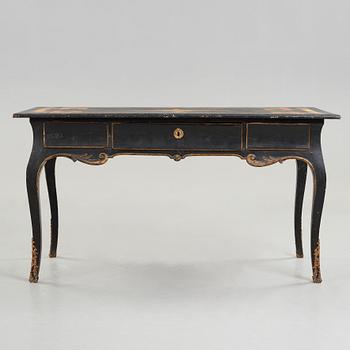 A Swedish Rococo 18th century writing table.