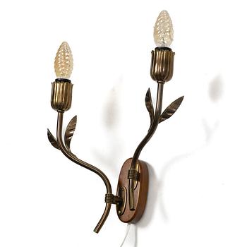 Harald Notini, a wall lamp, Arvid Böhlmarks Lampfabrik, Stockholm, 1950s.