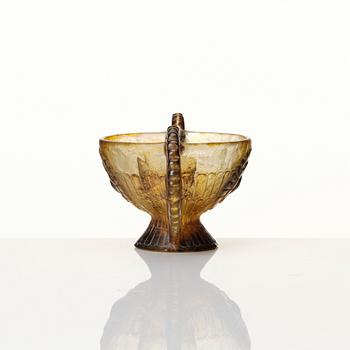 Gabriel Argy-Rousseau, skål, pâte de verre, Frankrike, ca 1927.