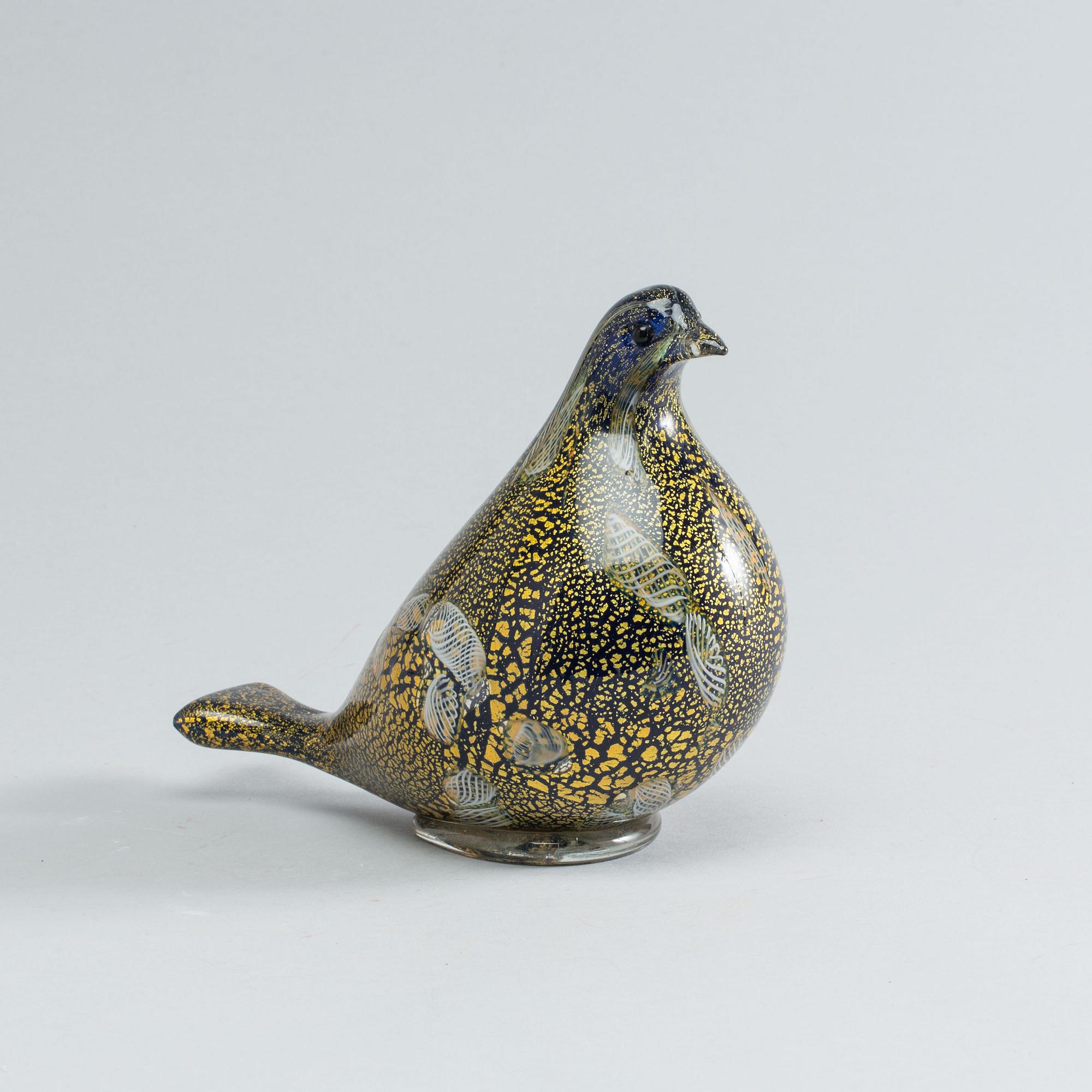 A GIULIO RADI ARTE VETRARIA MURANESE GLASS FIGURINE, second half of 20th century.