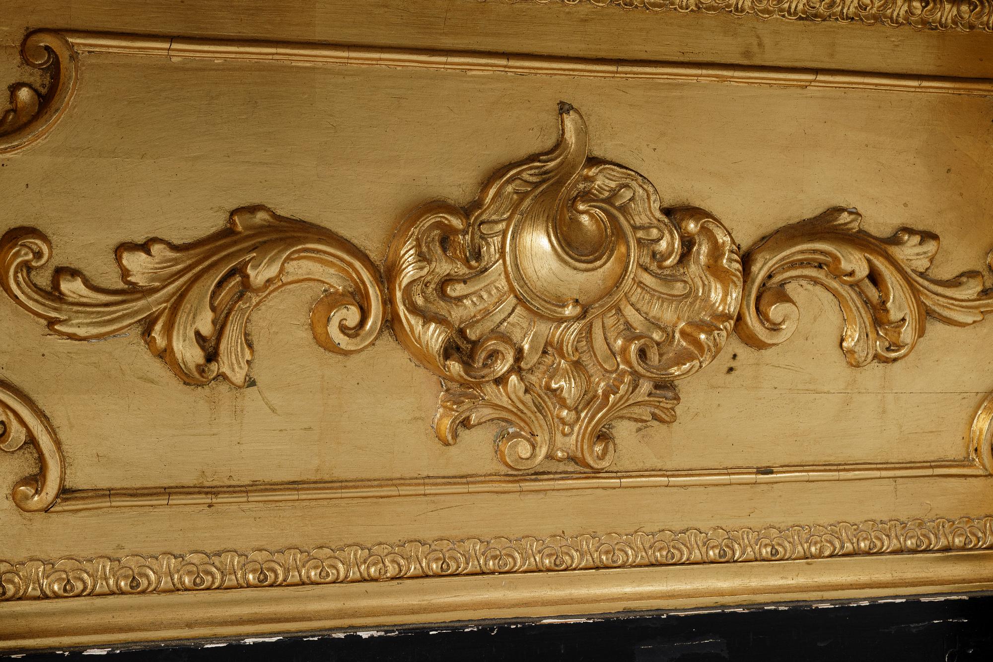 Spegel med konsolbord, 1800-talets slut.