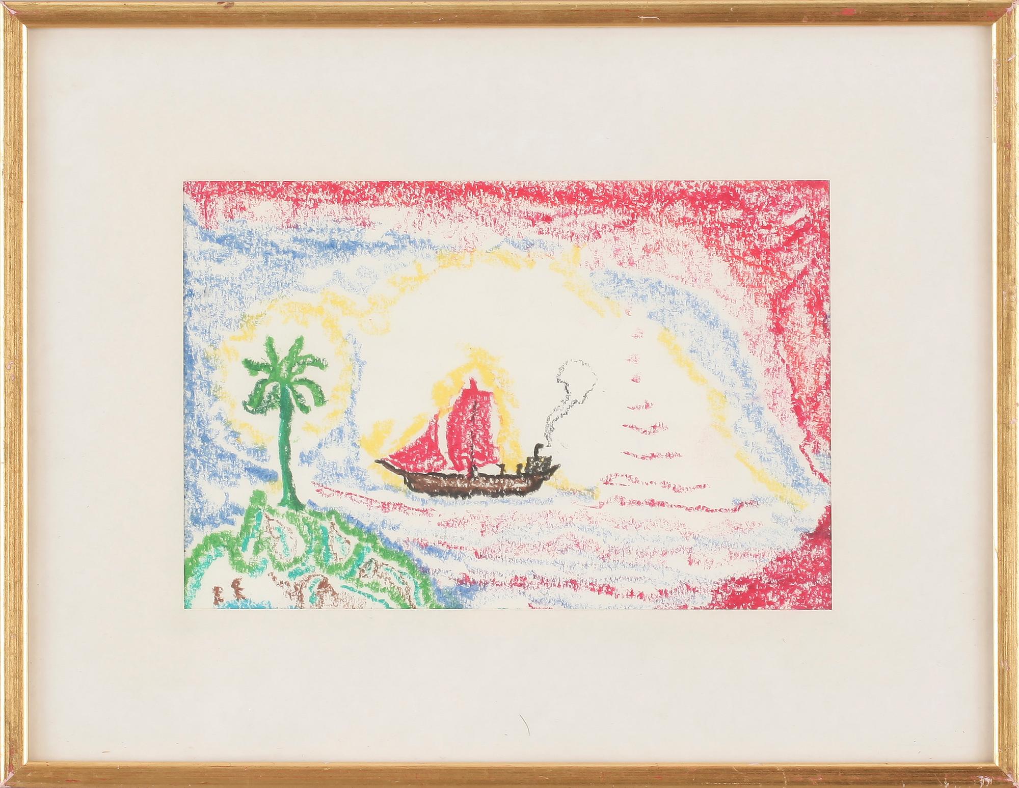 PRIMUS MORTIMER PETTERSSON, pastell, osignerad, intyg à tergo.