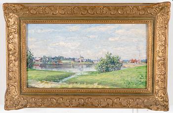 CARL JOHANSSON, oil on wooden panel, signed Carl Johansson and dated -98.