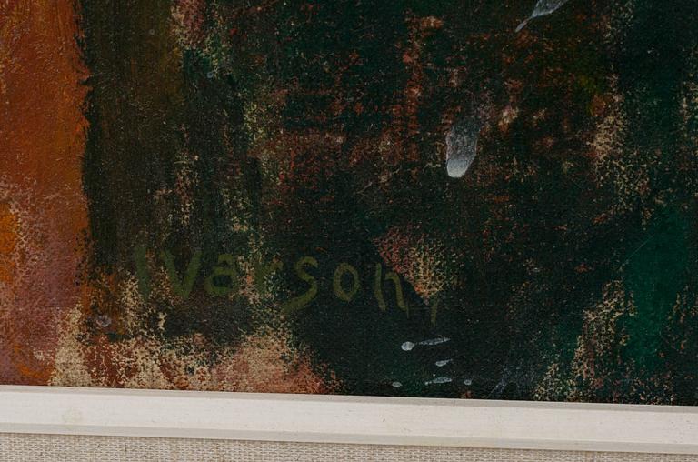 IVAN IVARSON, olja på duk, signerad.