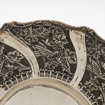 Skål, silver (900), möjligen Mellanöstern, 1900-tal.