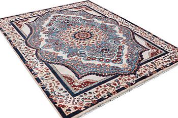 An oriental carpet with Mamluk design, c. 300 x 242 cm.