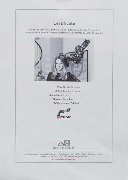 CARL FREDRIK REUTERSWÄRD - CAROLINA GYNNING, sculptur, signed by Gynning, 21 century.