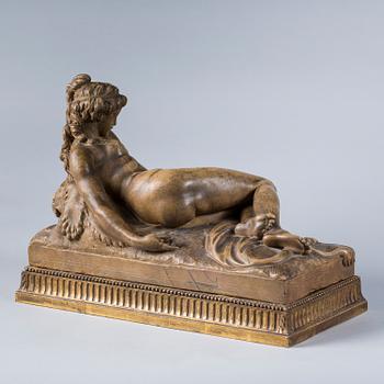 SKULPTUR, gjuten terracotta.