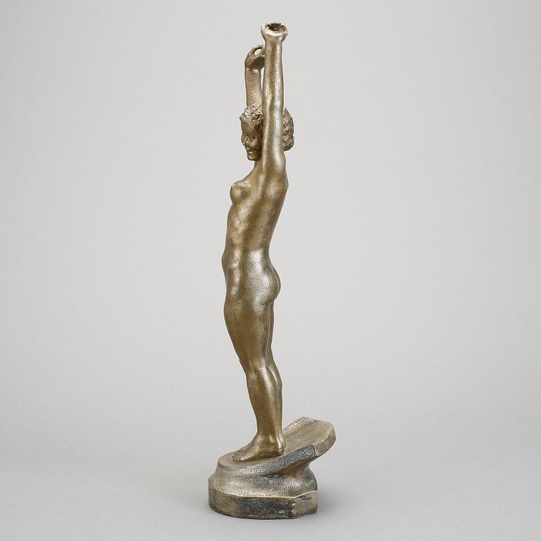 GUSTAF SANDBERG, skulptur, brons, signerad. Gjuteri: Erik Petterson Fud.