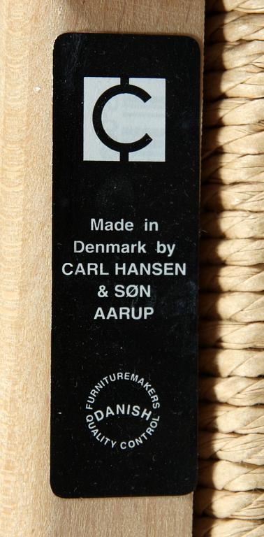 STOLAR, 6 st, "Y-stolen", Hans J. Wegner, Carl Hansen & Son.