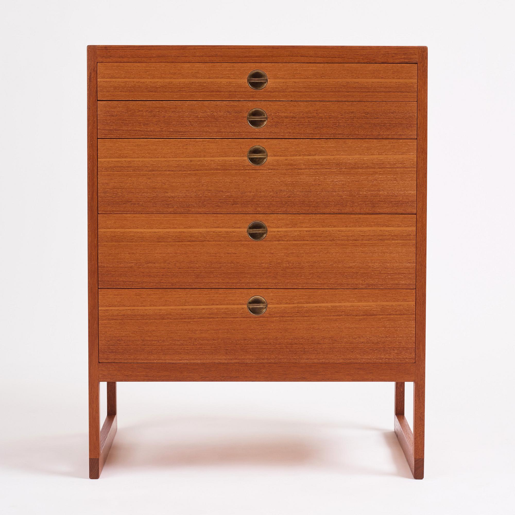 Børge Mogensen, a chest of drawers, P Lauritsen & Son, Denmark, 1950-60s.