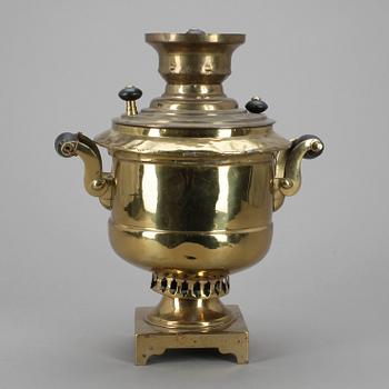 SAMOVAR, mässing, sent 1800-tal.