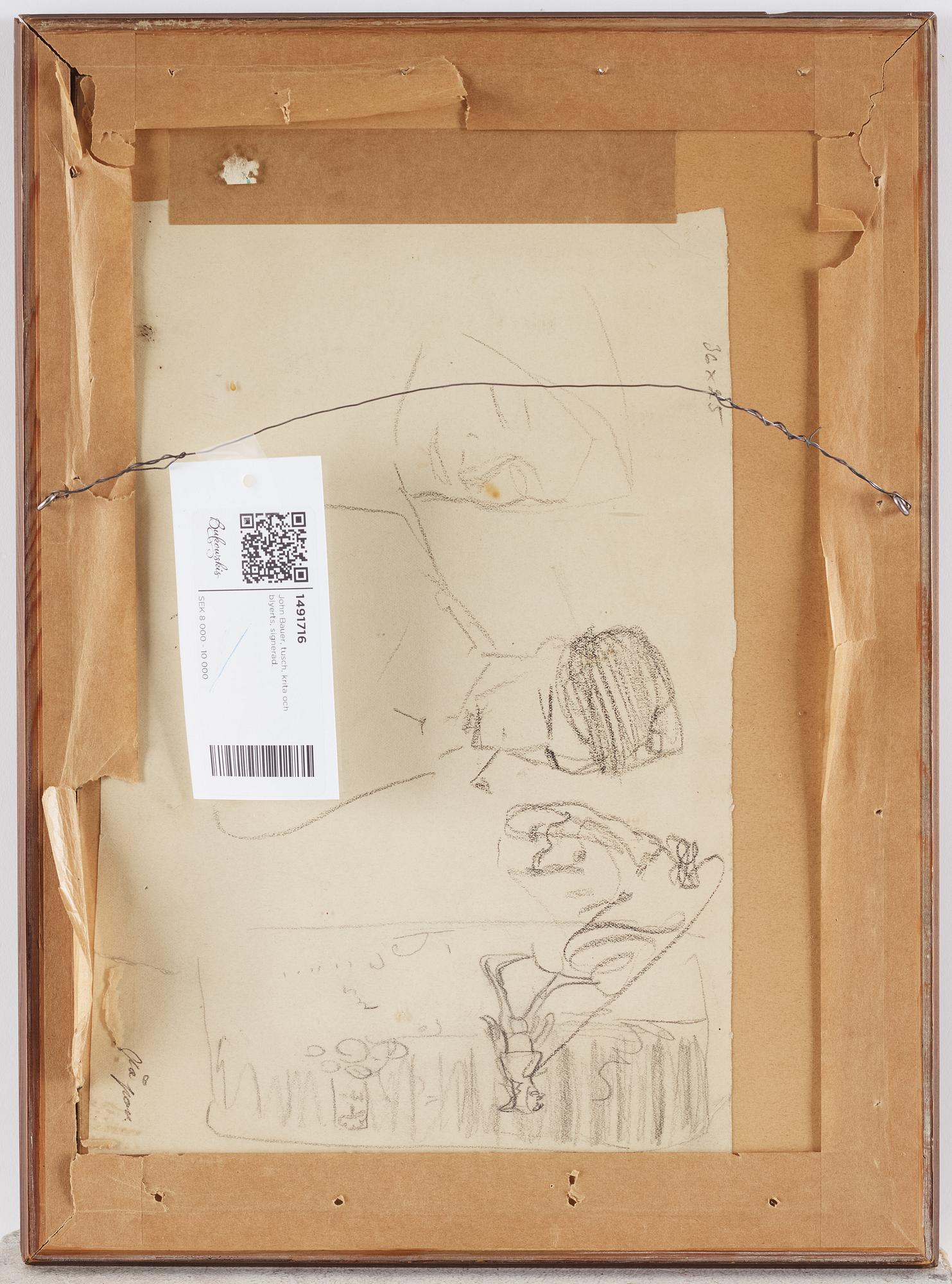 John Bauer, Figurkomposition.